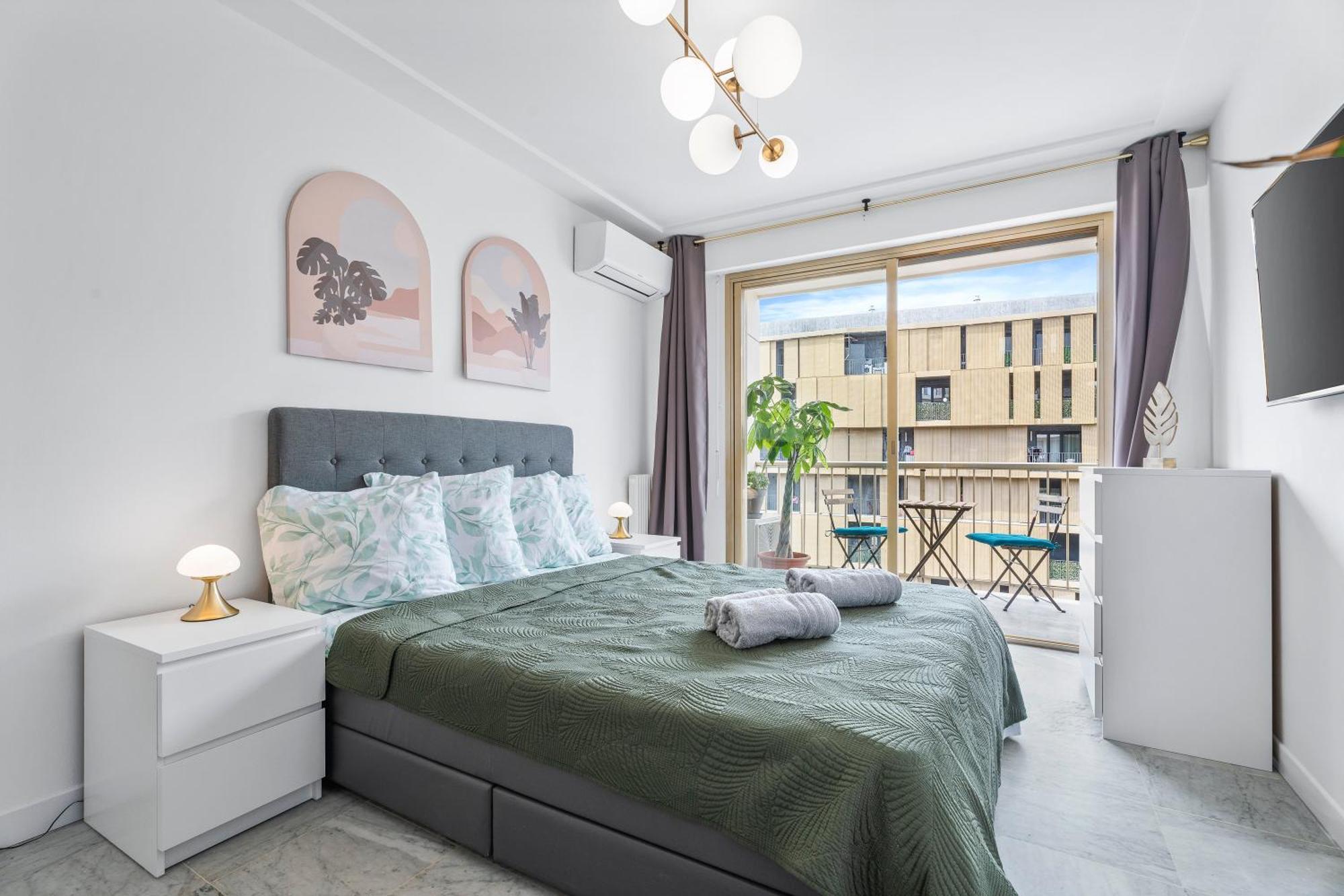 Elegant Studio Avec Terrasse Proche Mer Tramway Nice Exterior foto