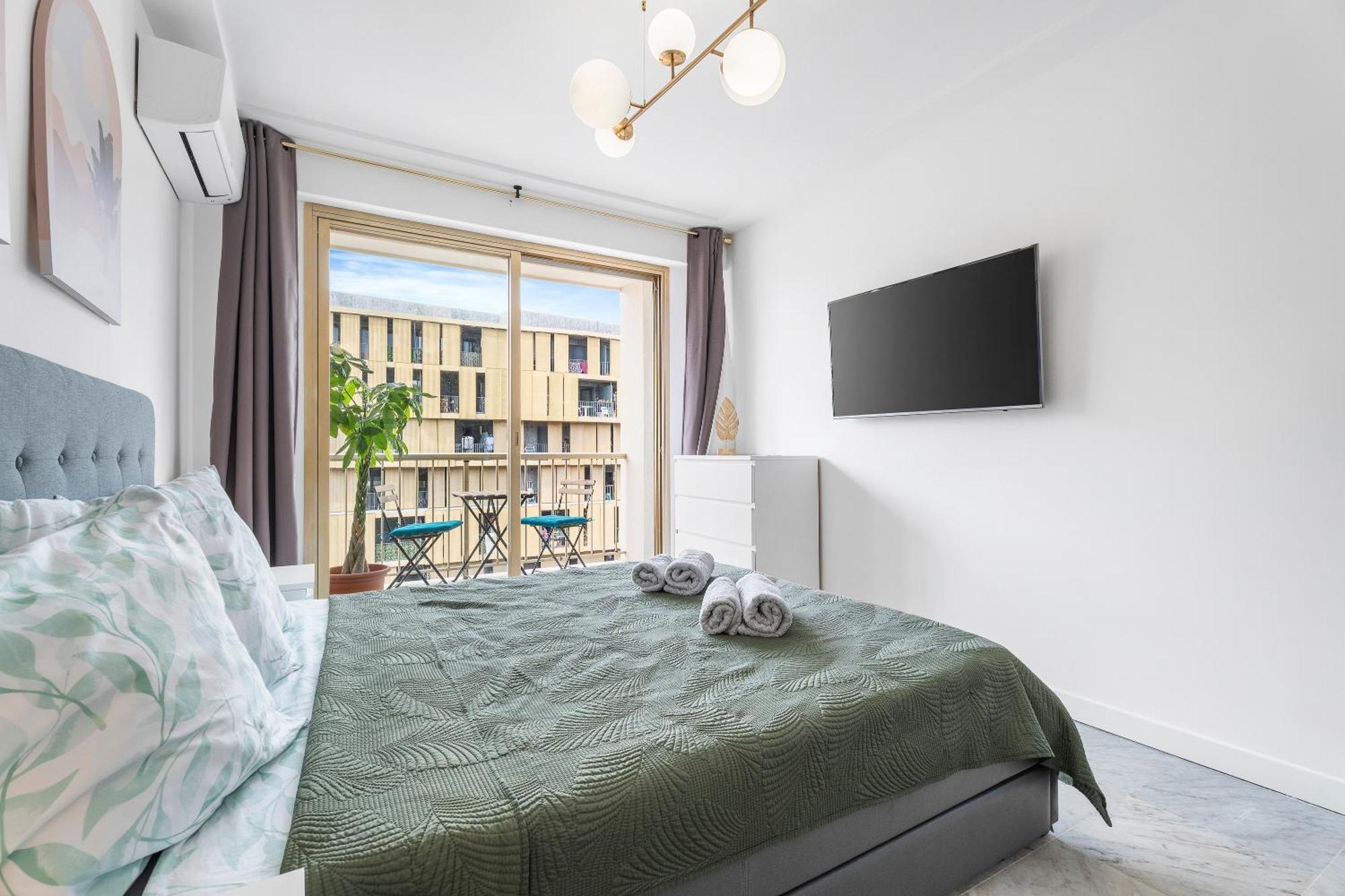 Elegant Studio Avec Terrasse Proche Mer Tramway Nice Exterior foto